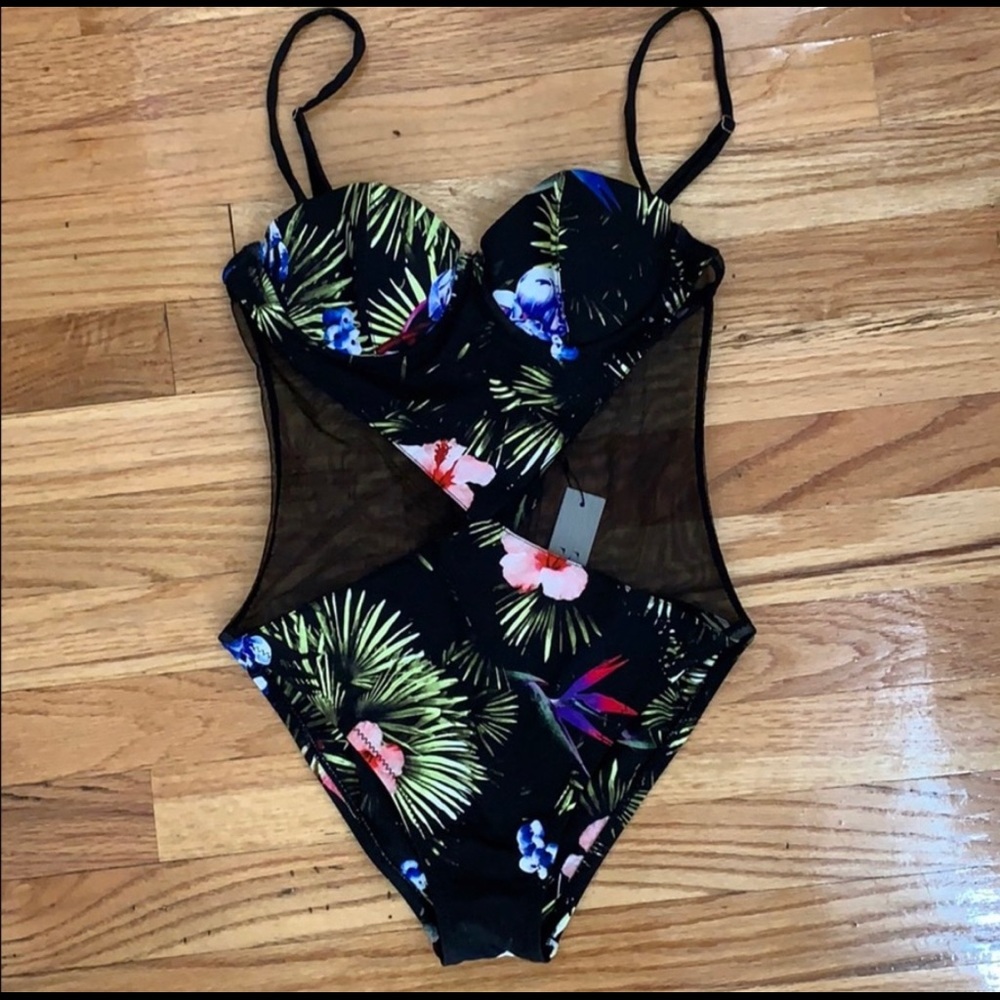 Fleur du Mal floral bodysuit